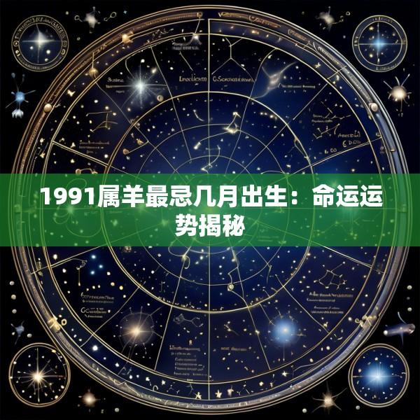 1991属羊最忌几月出生：命运运势揭秘