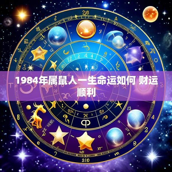 1984年属鼠人一生命运如何 财运顺利