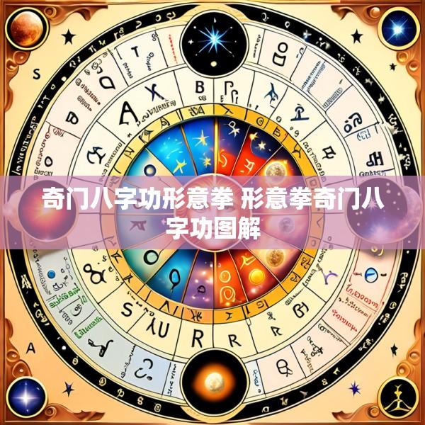 奇门八字功形意拳 形意拳奇门八字功图解