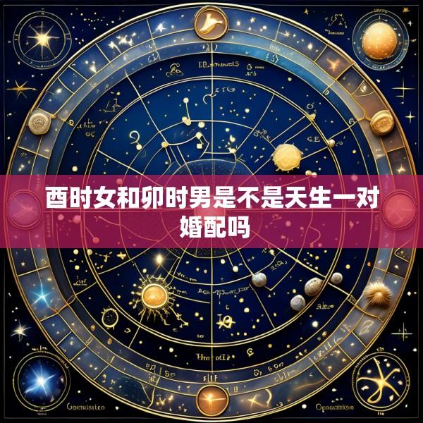 酉时女和卯时男是不是天生一对 婚配吗