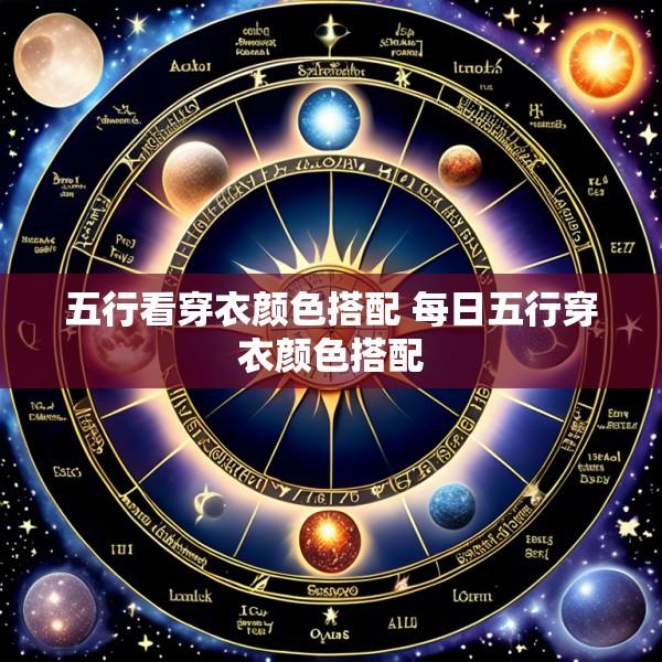 五行看穿衣颜色搭配 每日五行穿衣颜色搭配