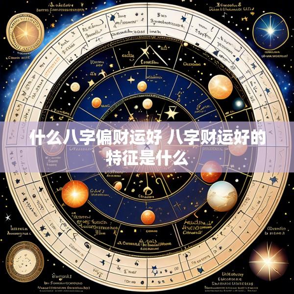 什么八字偏财运好 八字财运好的特征是什么