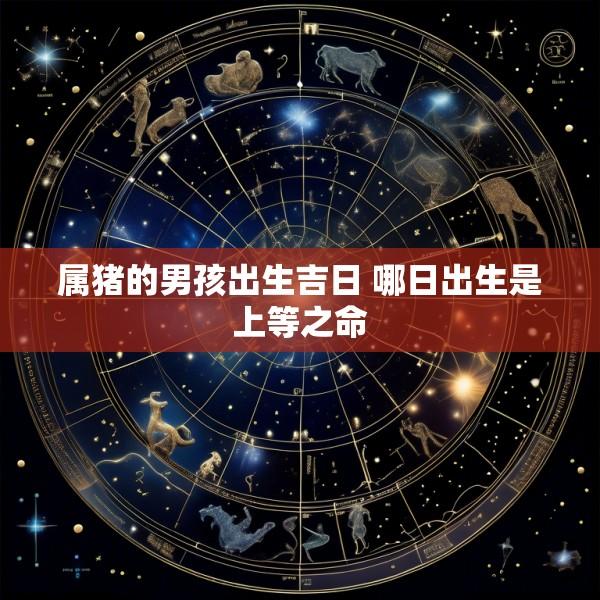 属猪的男孩出生吉日 哪日出生是上等之命