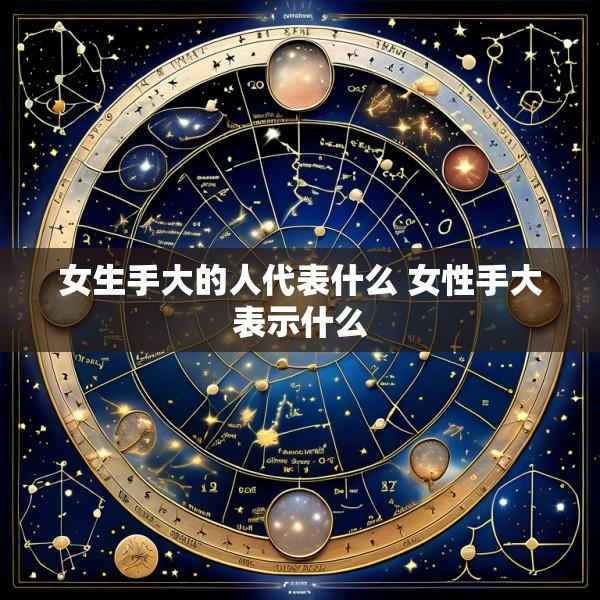 女生手大的人代表什么 女性手大表示什么