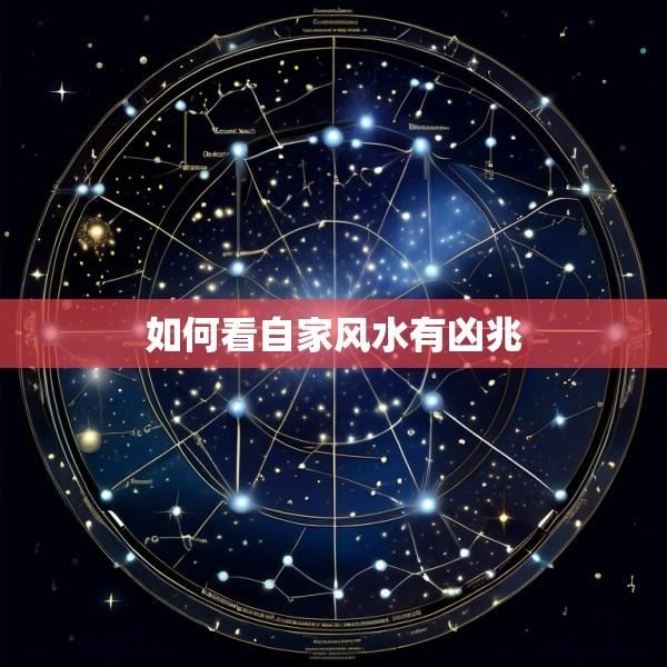 如何看自家风水有凶兆