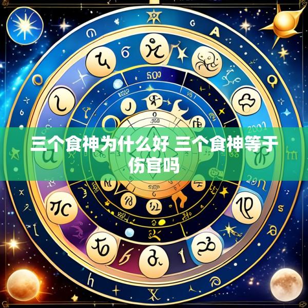 三个食神为什么好 三个食神等于伤官吗