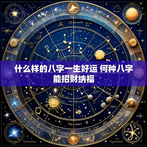 什么样的八字一生好运 何种八字能招财纳福