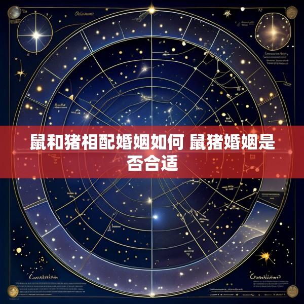 鼠和猪相配婚姻如何 鼠猪婚姻是否合适