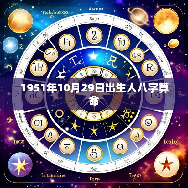 1951年10月29日出生人八字算命