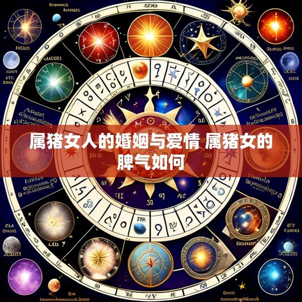 属猪女人的婚姻与爱情 属猪女的脾气如何