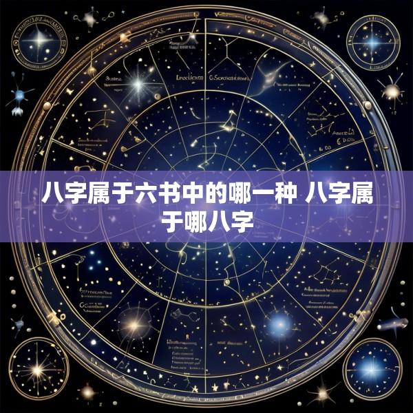八字属于六书中的哪一种 八字属于哪八字