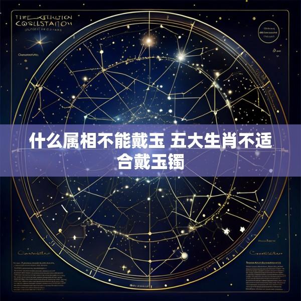 什么属相不能戴玉 五大生肖不适合戴玉镯