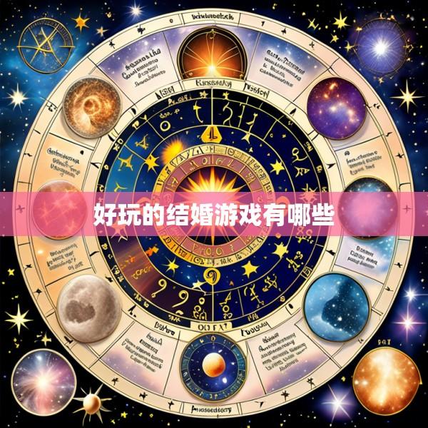 好玩的结婚游戏有哪些
