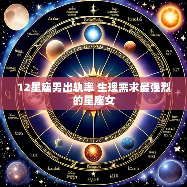 12星座男出轨率 生理需求最强烈的星座女