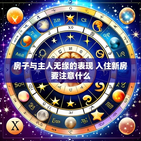 房子与主人无缘的表现 入住新房要注意什么