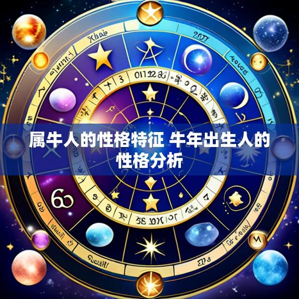 属牛人的性格特征 牛年出生人的性格分析