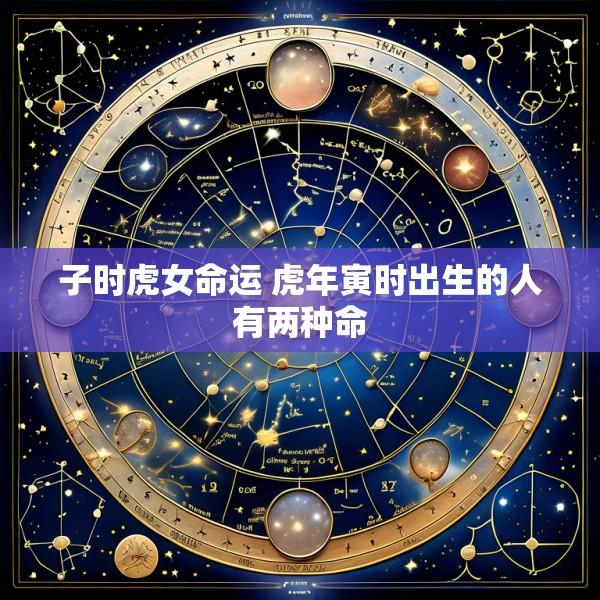 子时虎女命运 虎年寅时出生的人有两种命