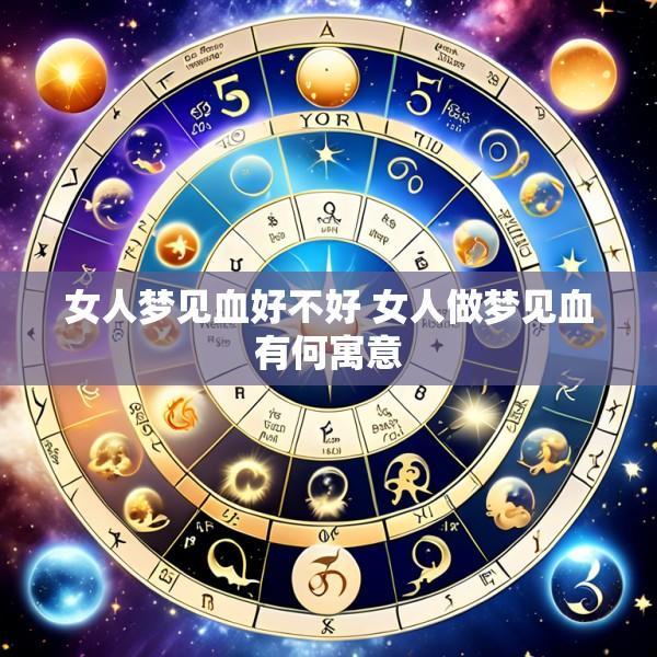 女人梦见血好不好 女人做梦见血有何寓意