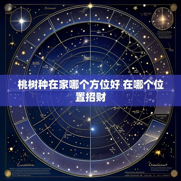 桃树种在家哪个方位好 在哪个位置招财