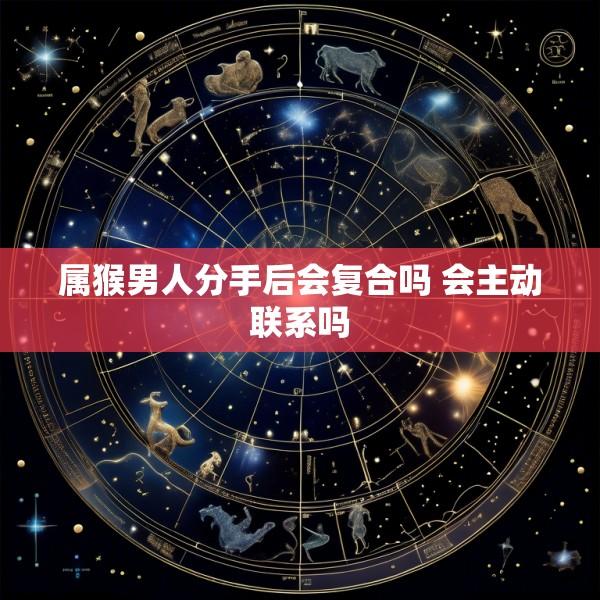 属猴男人分手后会复合吗 会主动联系吗