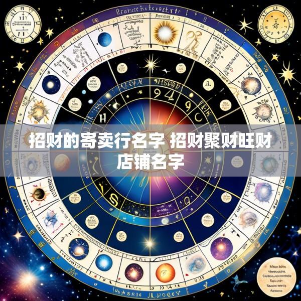 招财的寄卖行名字 招财聚财旺财店铺名字