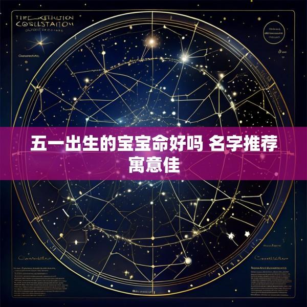 五一出生的宝宝命好吗 名字推荐寓意佳