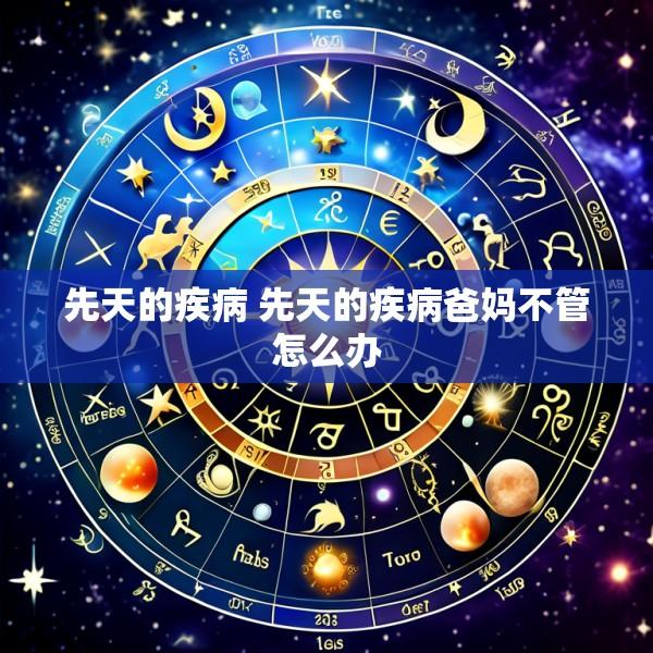 先天的疾病 先天的疾病爸妈不管怎么办