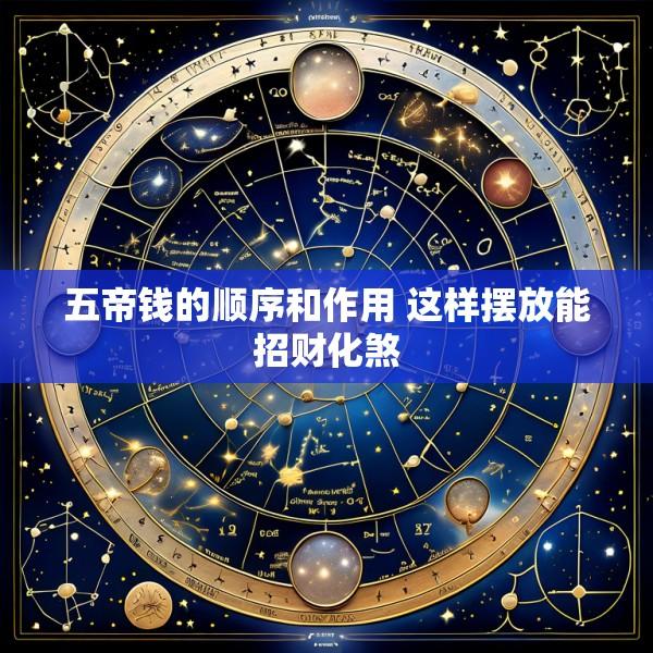 五帝钱的顺序和作用 这样摆放能招财化煞