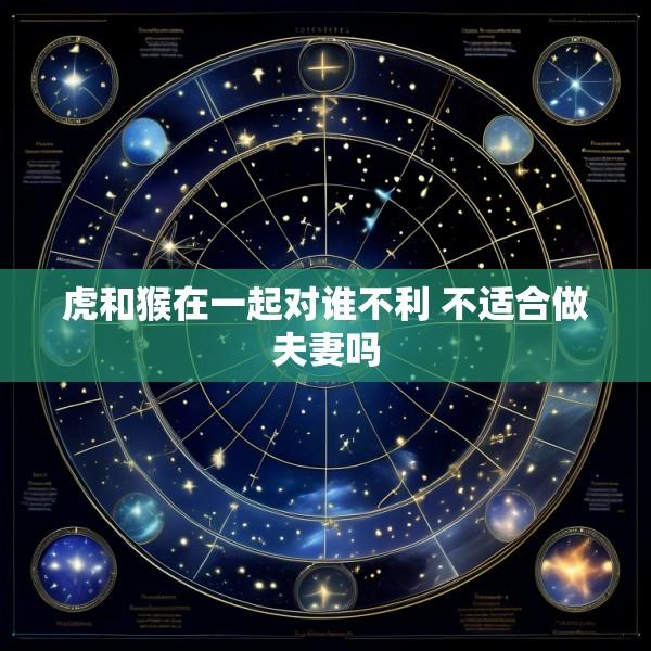 虎和猴在一起对谁不利 不适合做夫妻吗