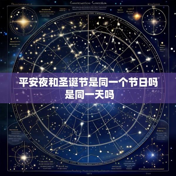 平安夜和圣诞节是同一个节日吗 是同一天吗