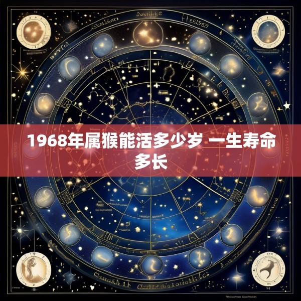 1968年属猴能活多少岁 一生寿命多长
