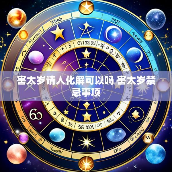 害太岁请人化解可以吗 害太岁禁忌事项