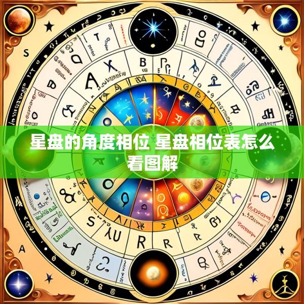 星盘的角度相位 星盘相位表怎么看图解