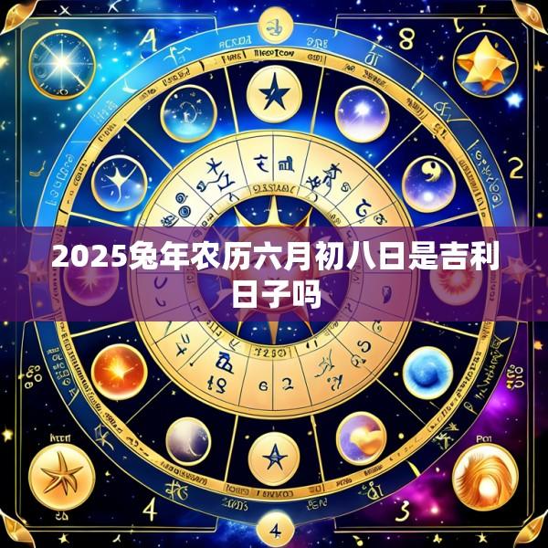 2025兔年农历六月初八日是吉利日子吗