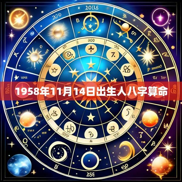 1958年11月14日出生人八字算命