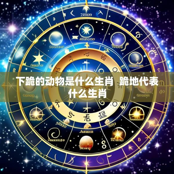 下跪的动物是什么生肖  跪地代表什么生肖