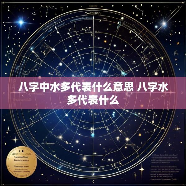 八字中水多代表什么意思 八字水多代表什么