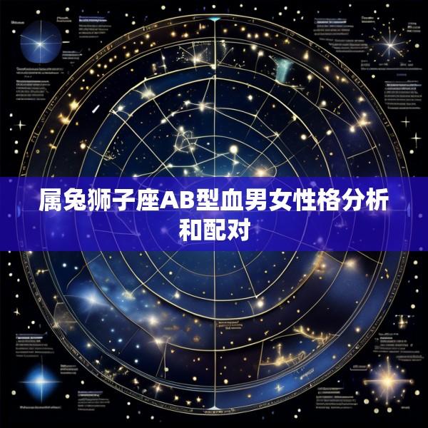 属兔狮子座AB型血男女性格分析和配对