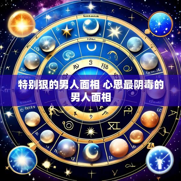 特别狠的男人面相 心思最阴毒的男人面相