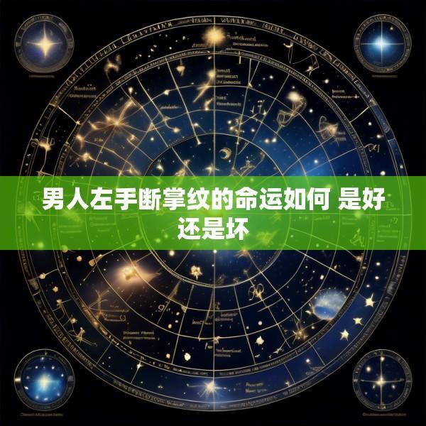 男人左手断掌纹的命运如何 是好还是坏