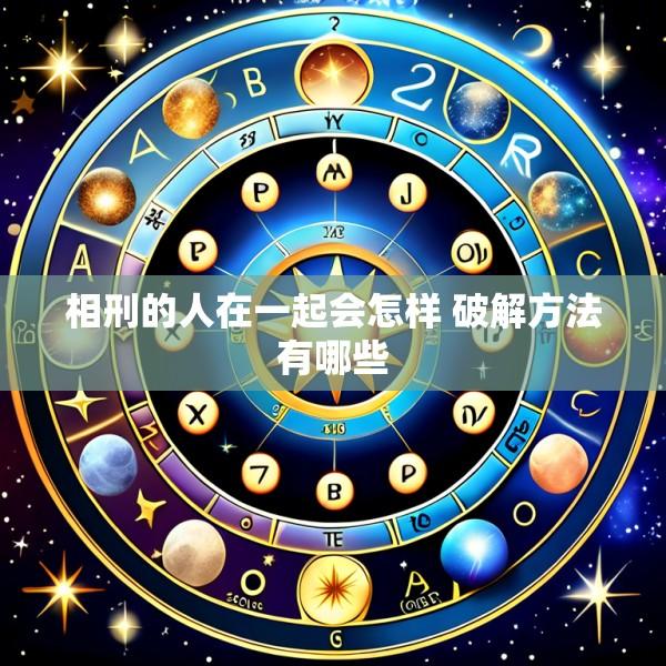 相刑的人在一起会怎样 破解方法有哪些