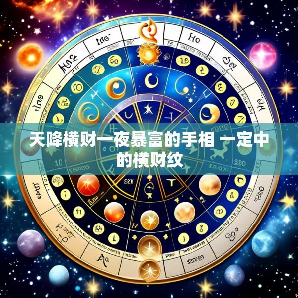 天降横财一夜暴富的手相 一定中的横财纹