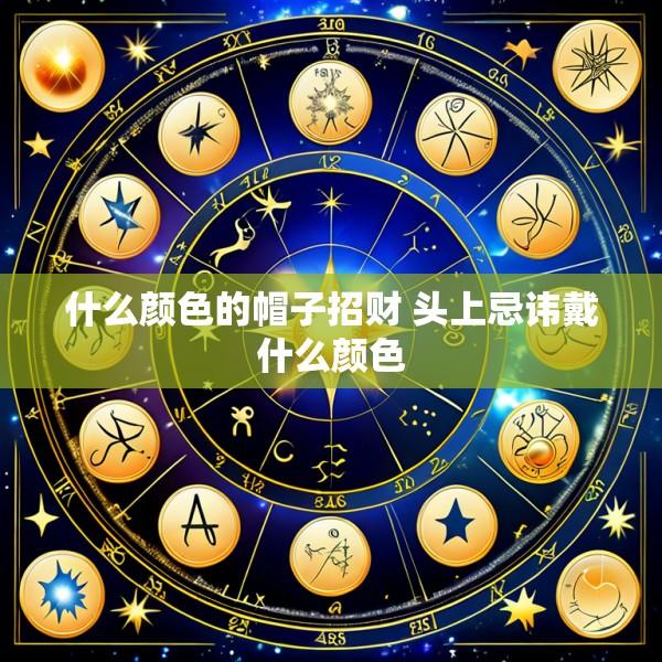 什么颜色的帽子招财 头上忌讳戴什么颜色