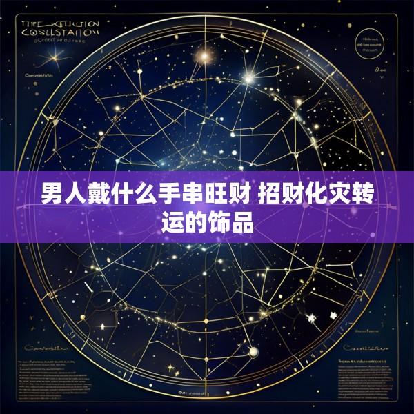 男人戴什么手串旺财 招财化灾转运的饰品