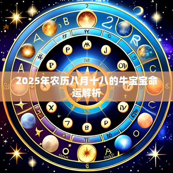 2025年农历八月十八的牛宝宝命运解析