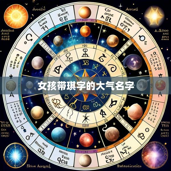 女孩带琪字的大气名字