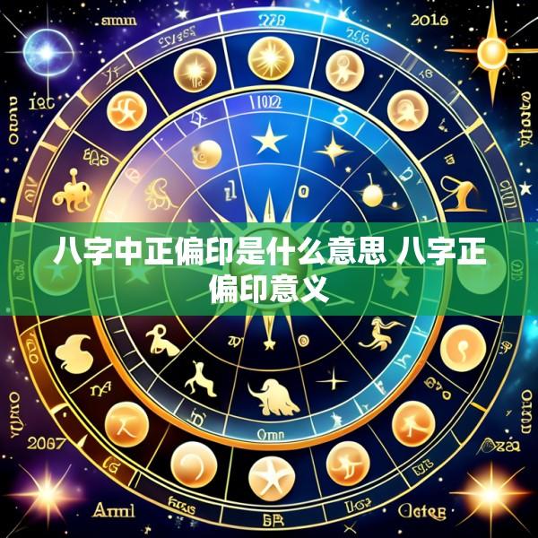 八字中正偏印是什么意思 八字正偏印意义