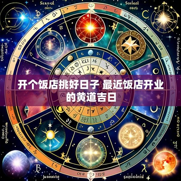 开个饭店挑好日子 最近饭店开业的黄道吉日
