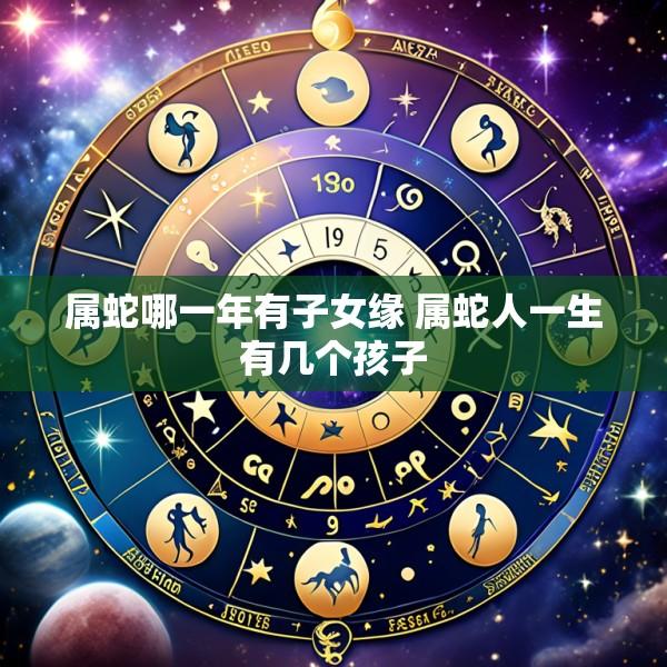 属蛇哪一年有子女缘 属蛇人一生有几个孩子