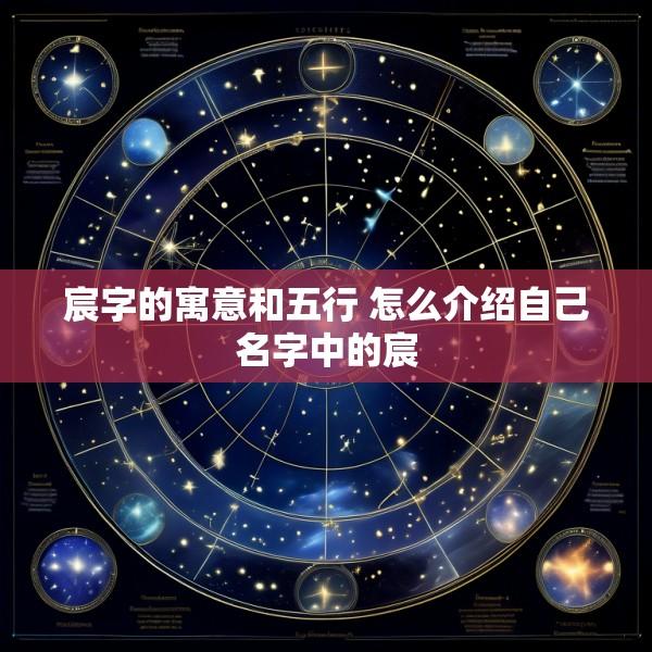 宸字的寓意和五行 怎么介绍自己名字中的宸